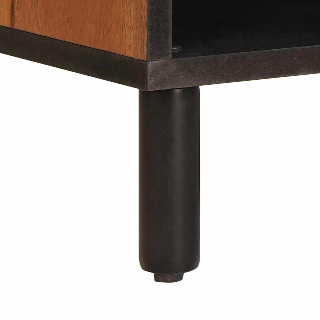 TV-skab Acacia Brun Finish 100 x 33 x 46 cm Massivt mangotræ