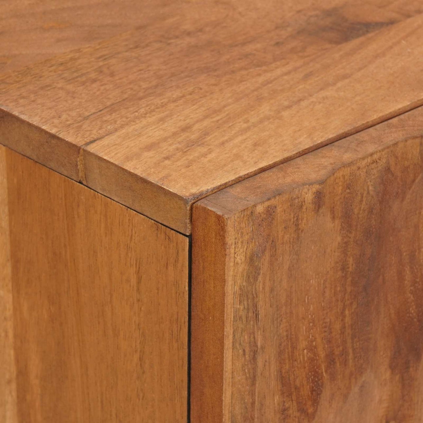 Sideboard Acacia Brun Finish 90 x 33 x 75 cm Massivt mangotræ
