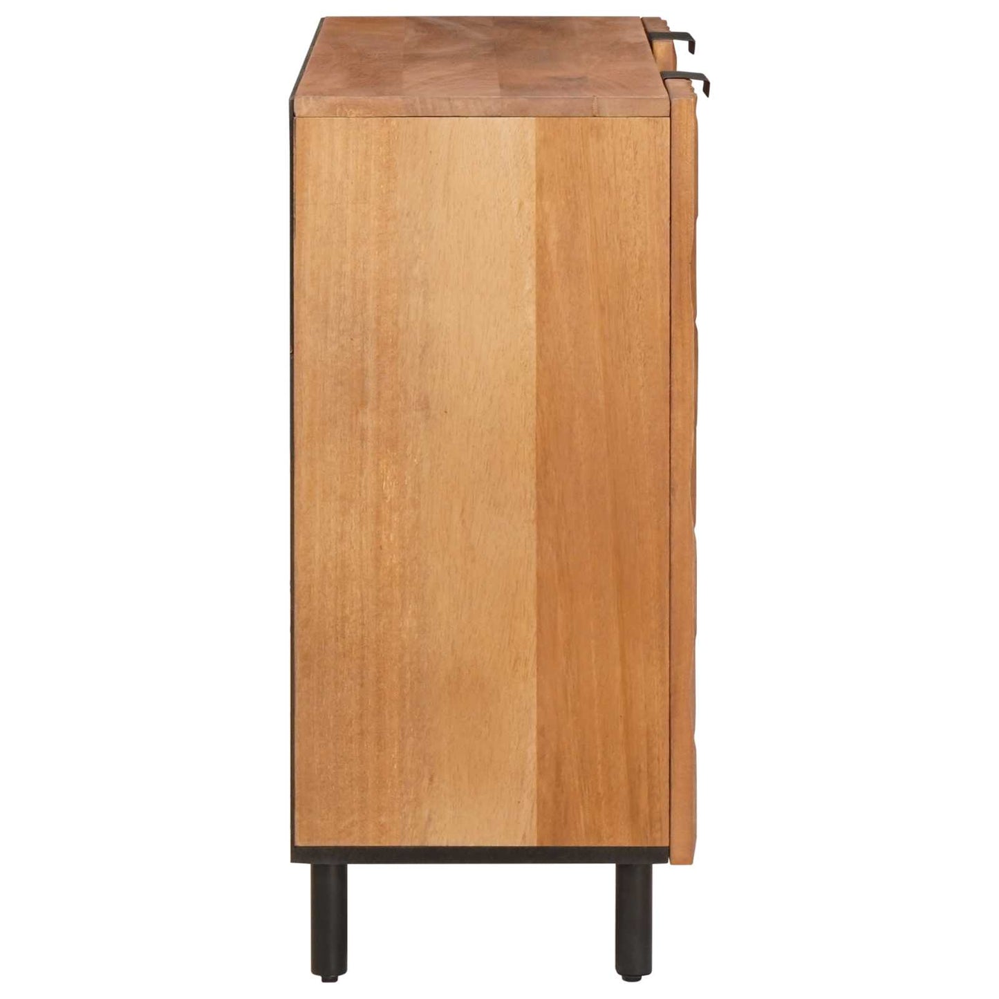 Sideboard Acacia Brun Finish 90 x 33 x 75 cm Massivt mangotræ