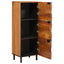 Highboard Acacia Brun Finish 40 x 33 x 110 cm Massivt mangotræ