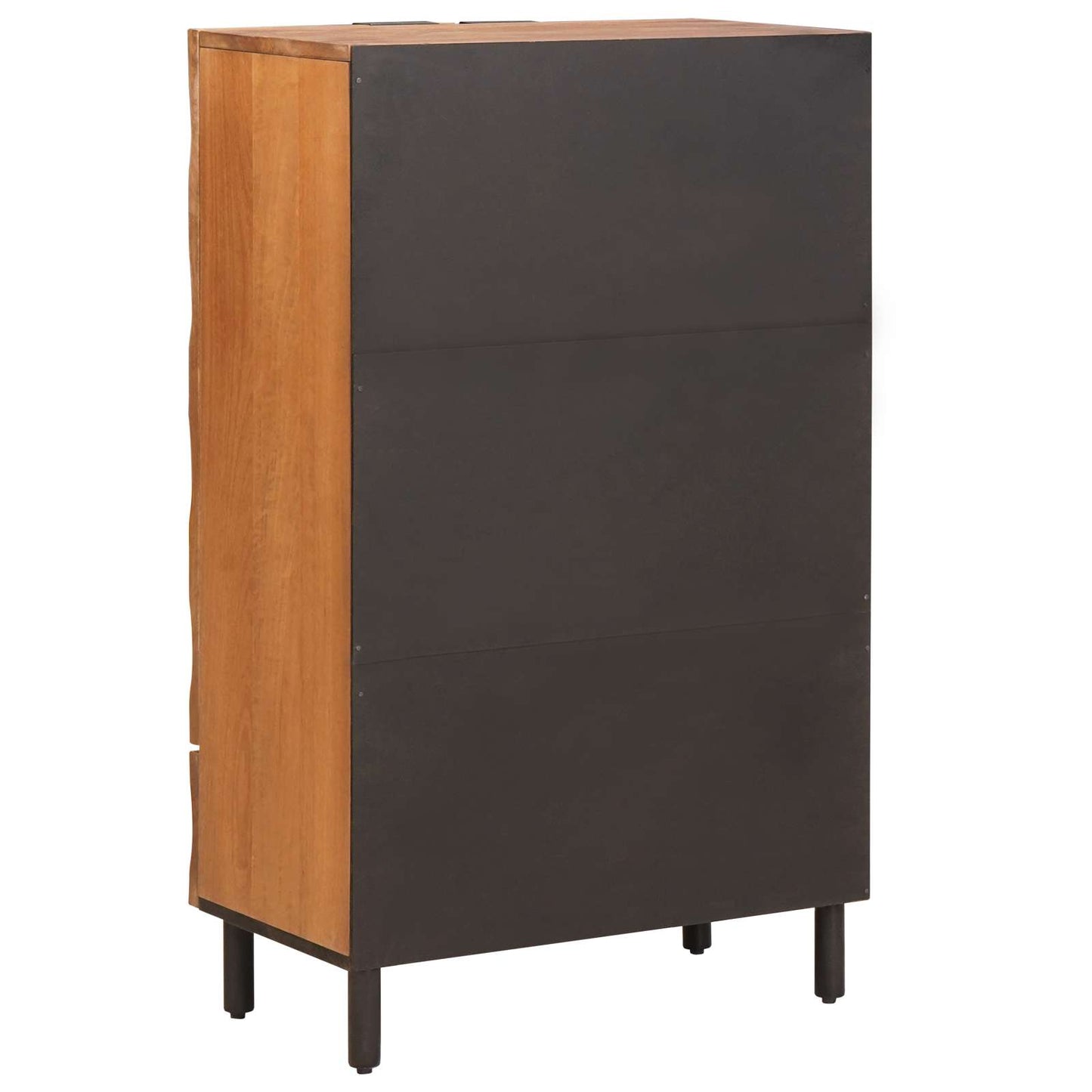 Highboard Acacia Brun Finish 60 x 33 x 100 cm Massivt mangotræ