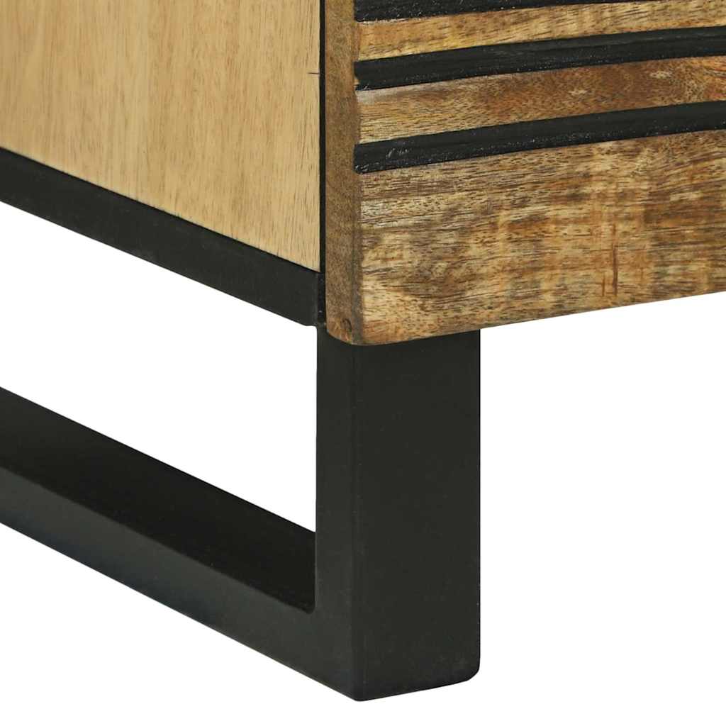 Natskab 2 pcs Naturfarvet 40 x 33 x 46 cm Konstrueret træ