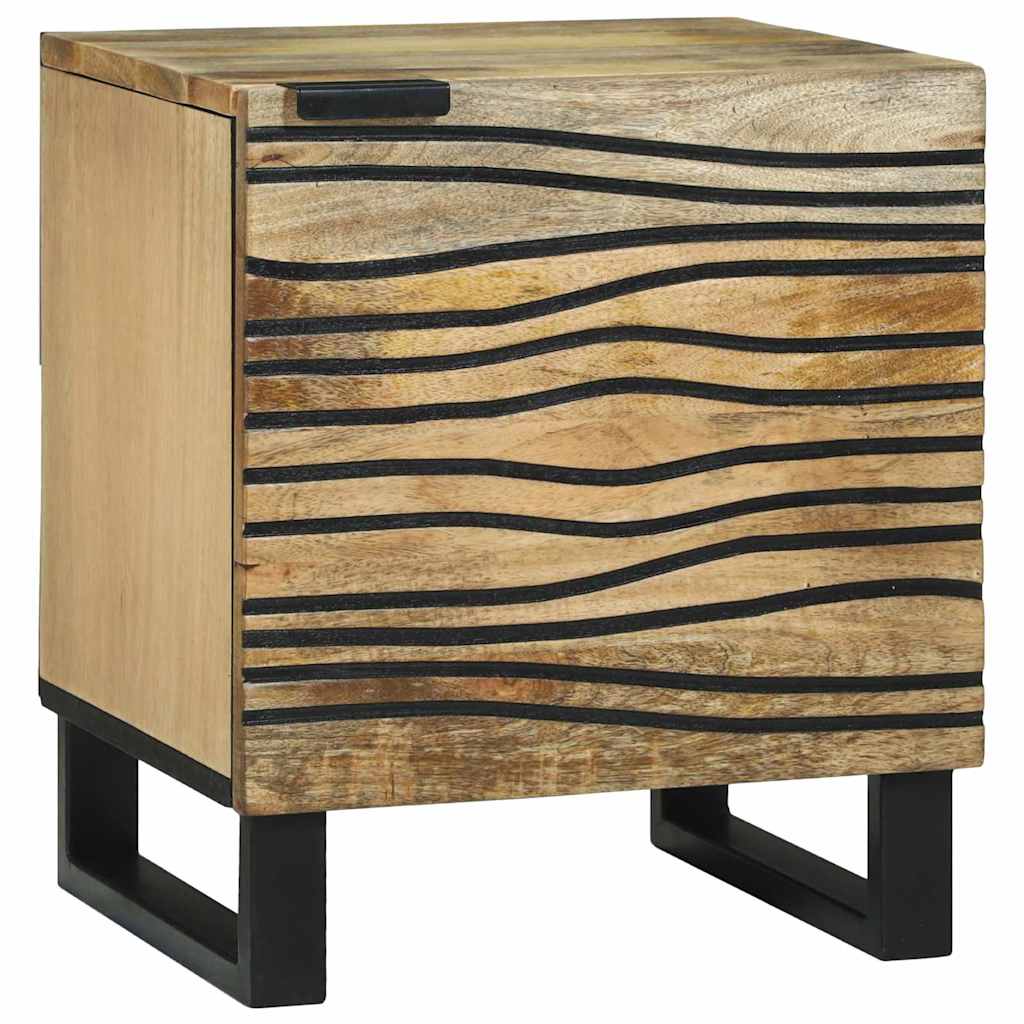 Natskab 2 pcs Naturfarvet 40 x 33 x 46 cm Konstrueret træ