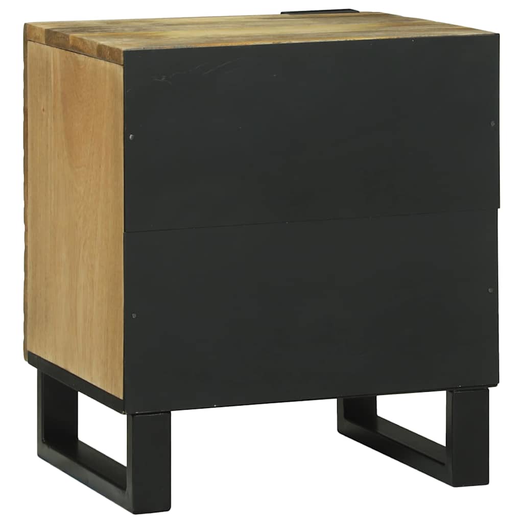 Natskab 2 pcs Naturfarvet 40 x 33 x 46 cm Konstrueret træ