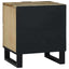 Natskab 2 pcs Naturfarvet 40 x 33 x 46 cm Konstrueret træ