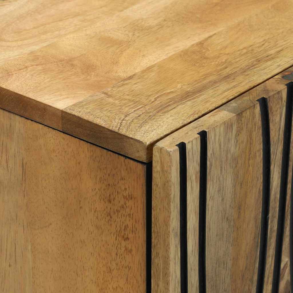 Sideboard Naturfarvet 60 x 33,5 x 75 cm Massivt mangotræ