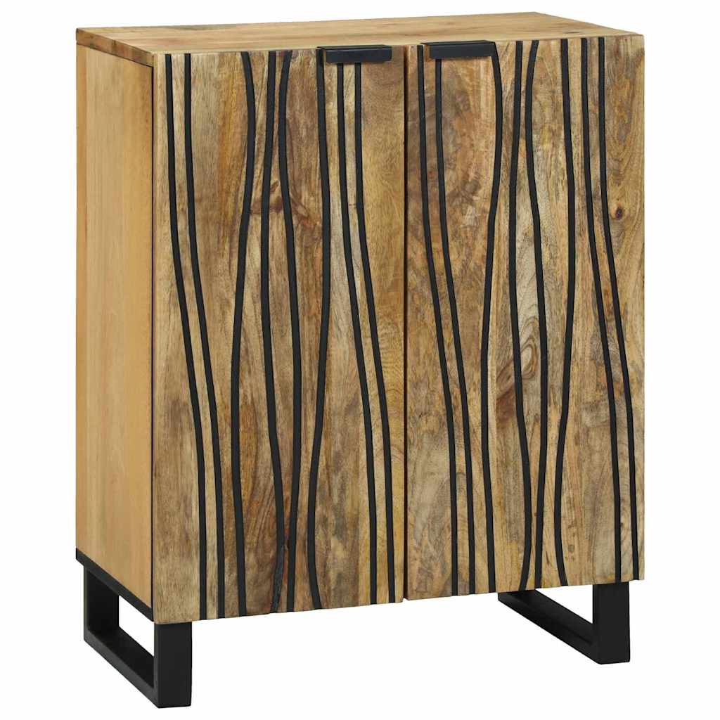 Sideboard Naturfarvet 60 x 33,5 x 75 cm Massivt mangotræ