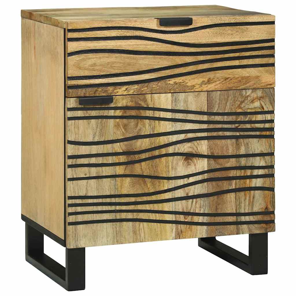 Natskab Naturfarvet 50 x 33 x 60 cm Konstrueret træ billede