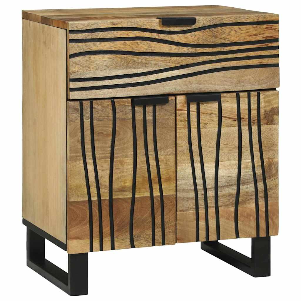 Natskab Naturfarvet 50 x 33 x 60 cm Konstrueret træ billede