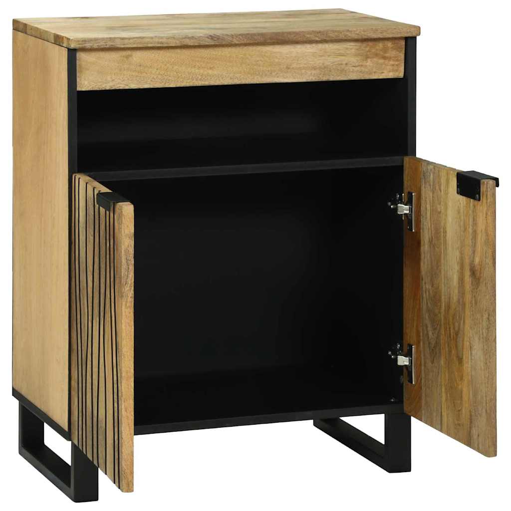 Sideboard med skuffe Brun 60 x 33 x 75 cm Massivt mangotræ