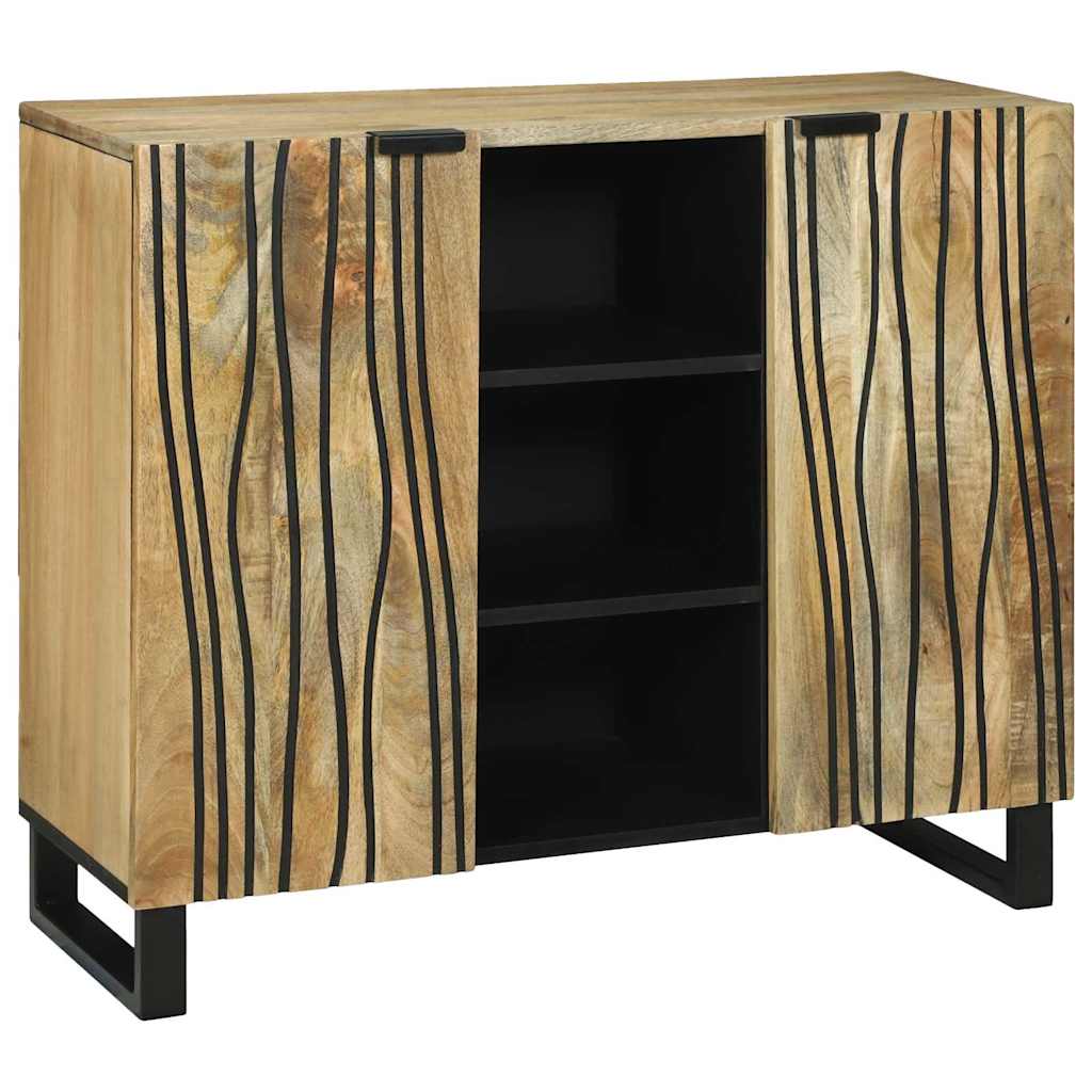 Skab Brun 90 x 33 x 75 cm Massivt mangotræ