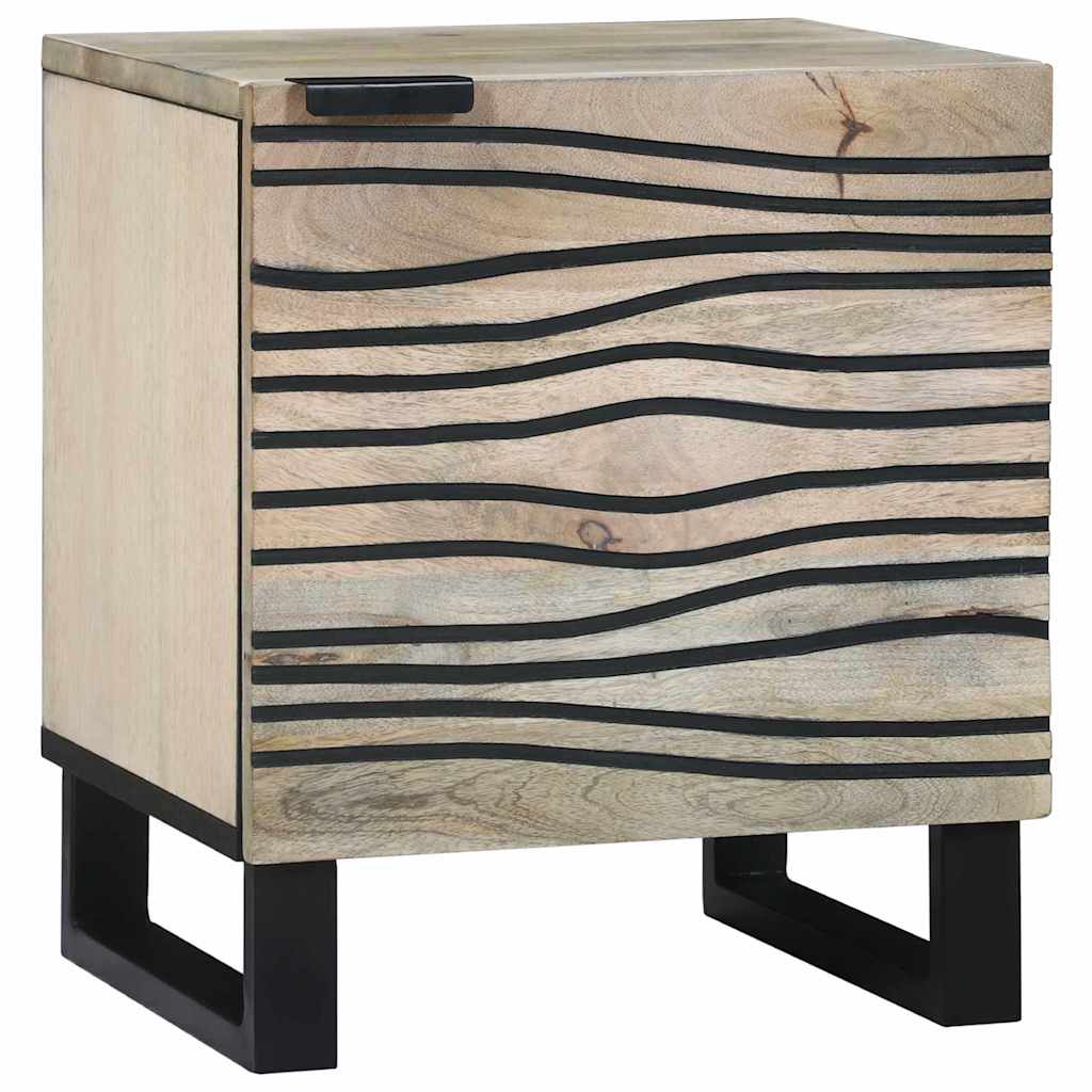 Natskab 2 pcs Hvid 40 x 33 x 46 cm Konstrueret træ