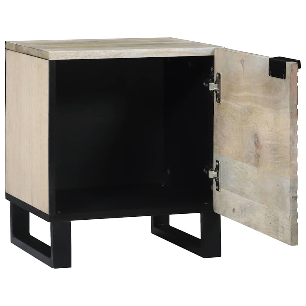 Natskab 2 pcs Hvid 40 x 33 x 46 cm Konstrueret træ
