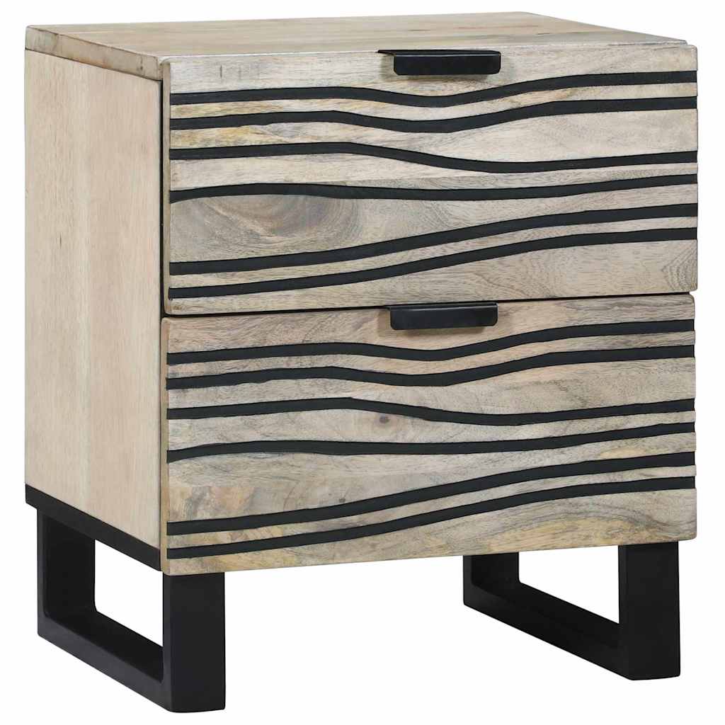 Natskab Hvid 40 x 33 x 46 cm Konstrueret træ billede