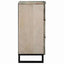 Sideboard med skuffe Hvid 60 x 33.5 x 75 cm Massivt mangotræ