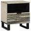Natskab 2 pcs Hvid 40 x 33 x 46 cm Konstrueret træ