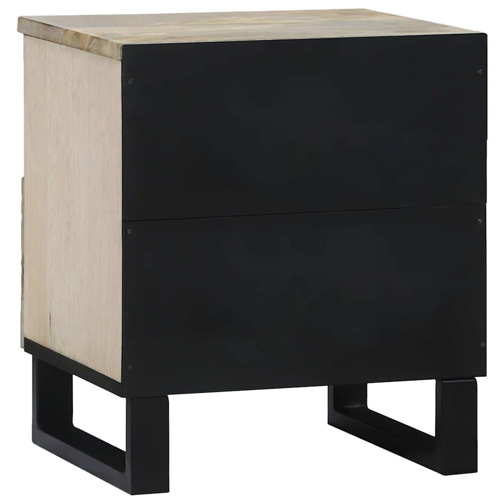Natskab 2 pcs Hvid 40 x 33 x 46 cm Konstrueret træ