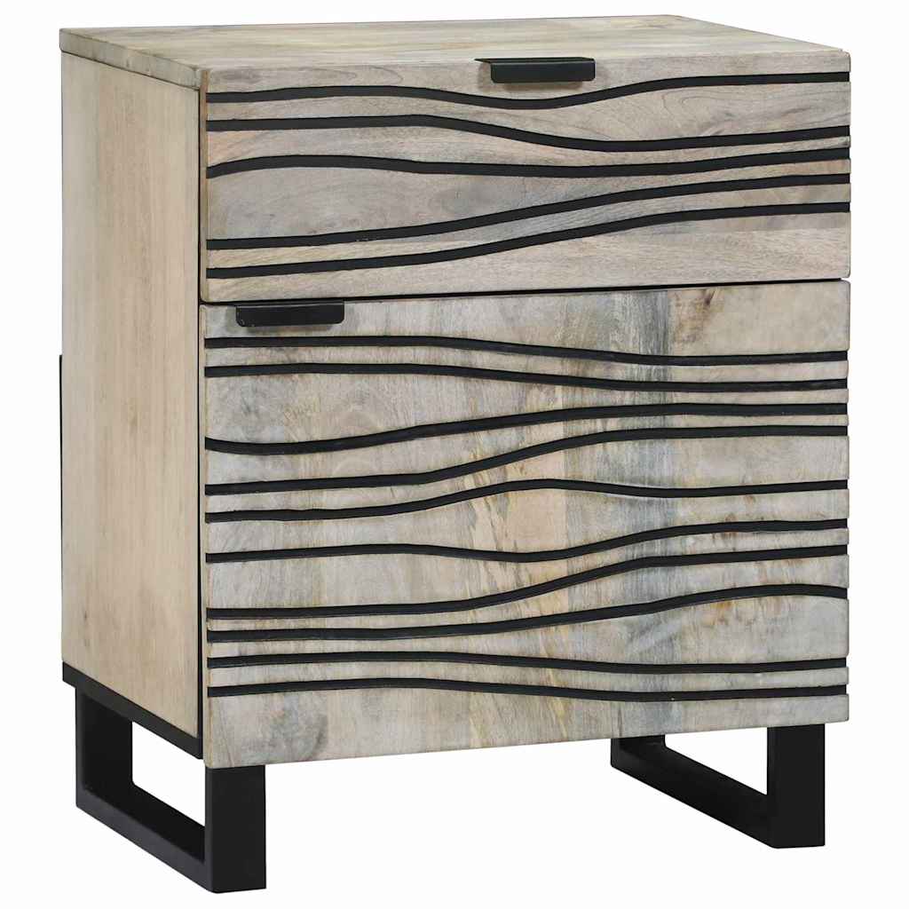Natskab Hvid 50 x 33 x 60 cm Konstrueret træ billede