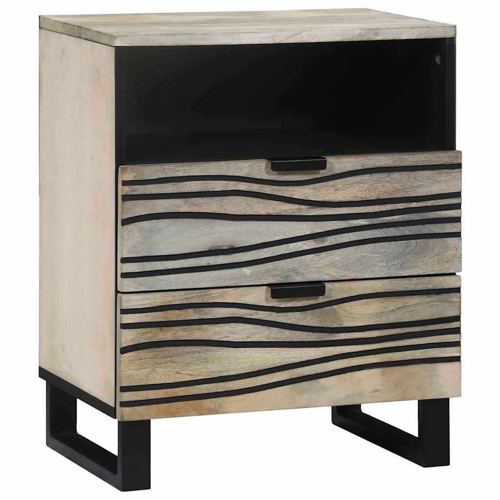 Natskab Hvid 50 x 33 x 62 cm Konstrueret træ billede