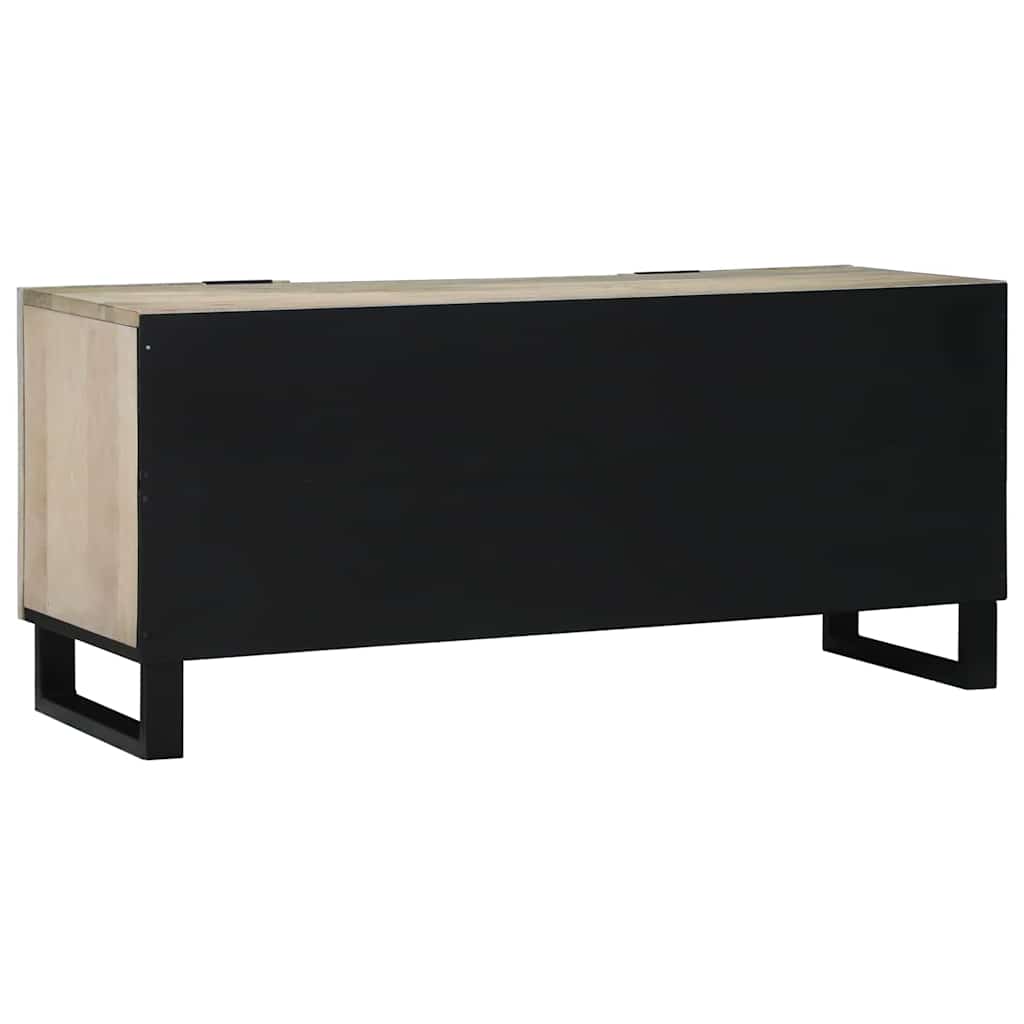 TV Enheder med skuffe Hvid 105 x 33 x 46 cm Konstrueret træ