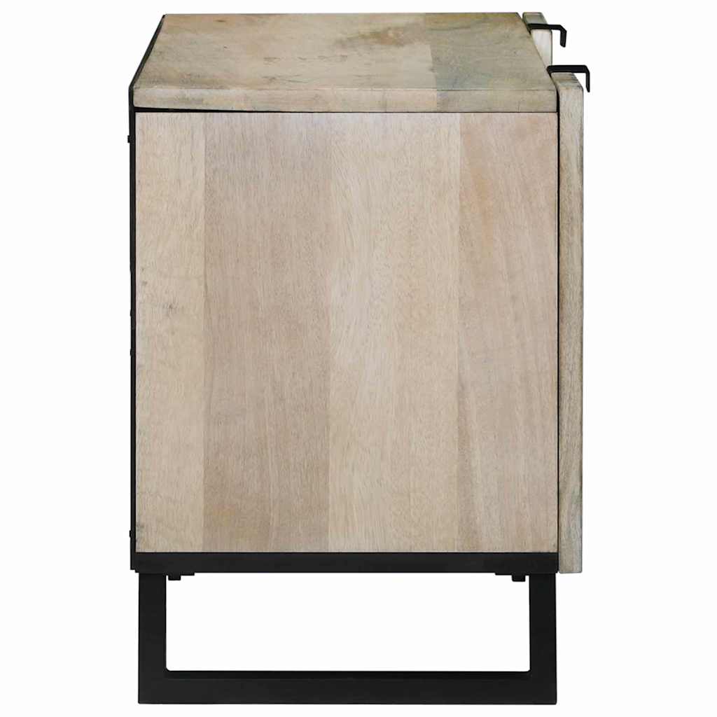 TV Enheder med skuffe Hvid 105 x 33 x 46 cm Konstrueret træ