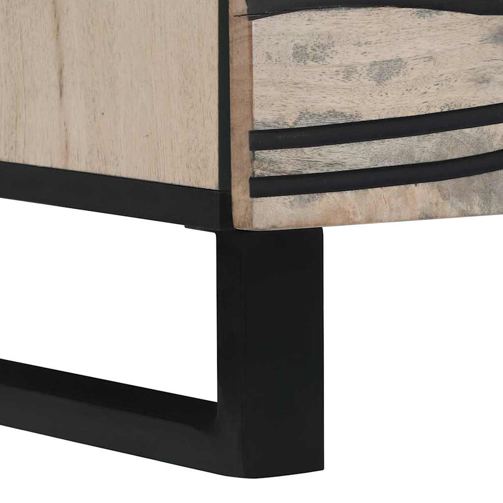 TV Enheder med skuffe Hvid 100 x 33 x 46 cm Konstrueret træ