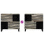 Sideboard Hvid 80 x 33 x 75 cm Massivt mangotræ