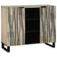 Skab Hvid 90 x 33 x 75 cm Massivt mangotræ