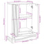 Medieopbevaringsskabe & -reoler Hvid og sort 60 x 33 x 100 cm