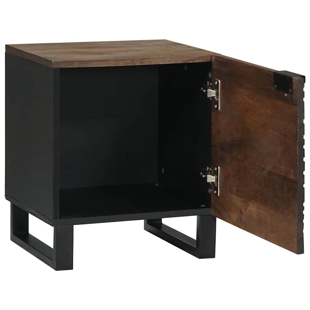 Natskab 2 pcs Valnød 40 x 33 x 46 cm Konstrueret træ