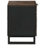 Natskab 2 pcs Valnød 40 x 33 x 46 cm Konstrueret træ