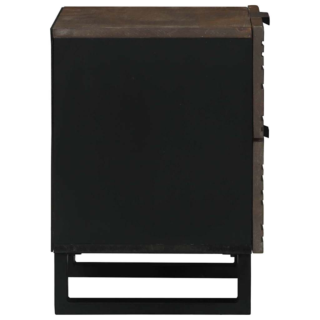 Natskab 2 stk. Valnød 40 x 33 x 46 cm Konstrueret træ