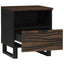 Natskab 2 pcs Valnød 40 x 33 x 46 cm Konstrueret træ