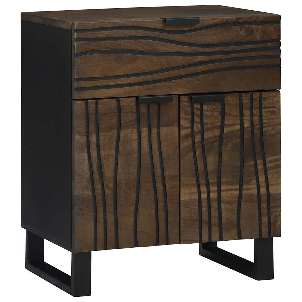 Natskab Valnød 50 x 33 x 60 cm Konstrueret træ billede