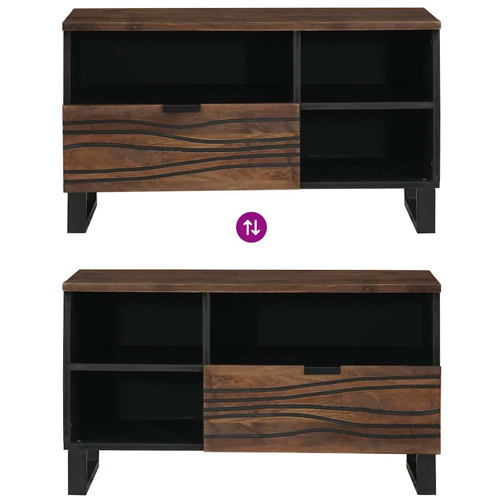 TV Enheder med skuffe Valnød 80 x 33 x 46 cm Konstrueret træ