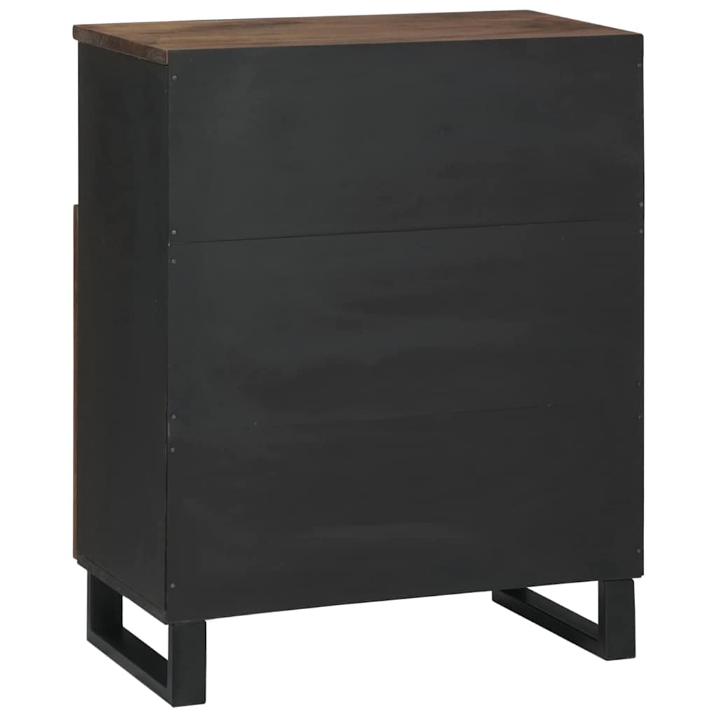 Sideboard med skuffe Brun 60 x 33 x 75 cm Massivt mangotræ