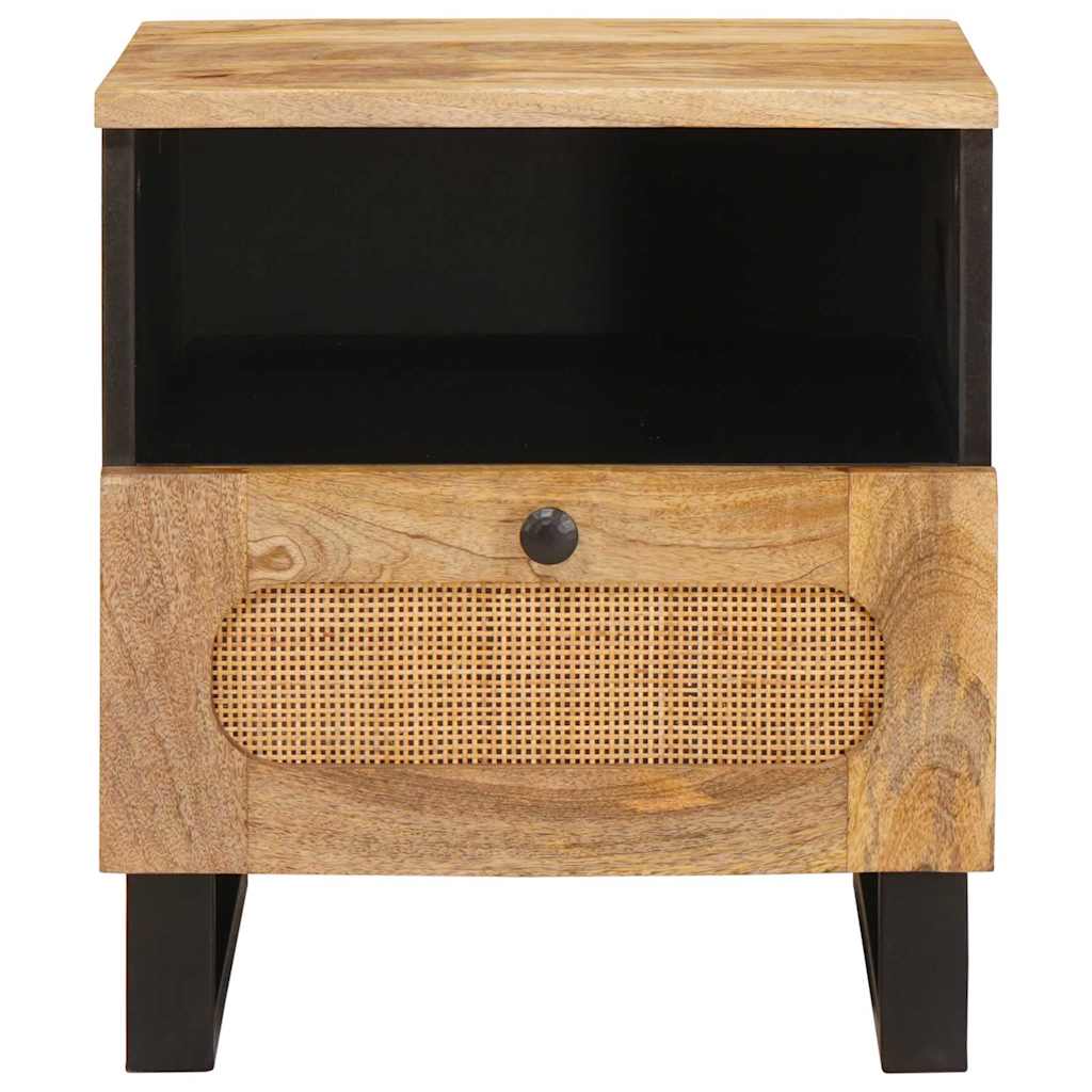 Natskab 2 stk. Naturfarvet 40 x 33 x 46 cm Massivt mangotræ