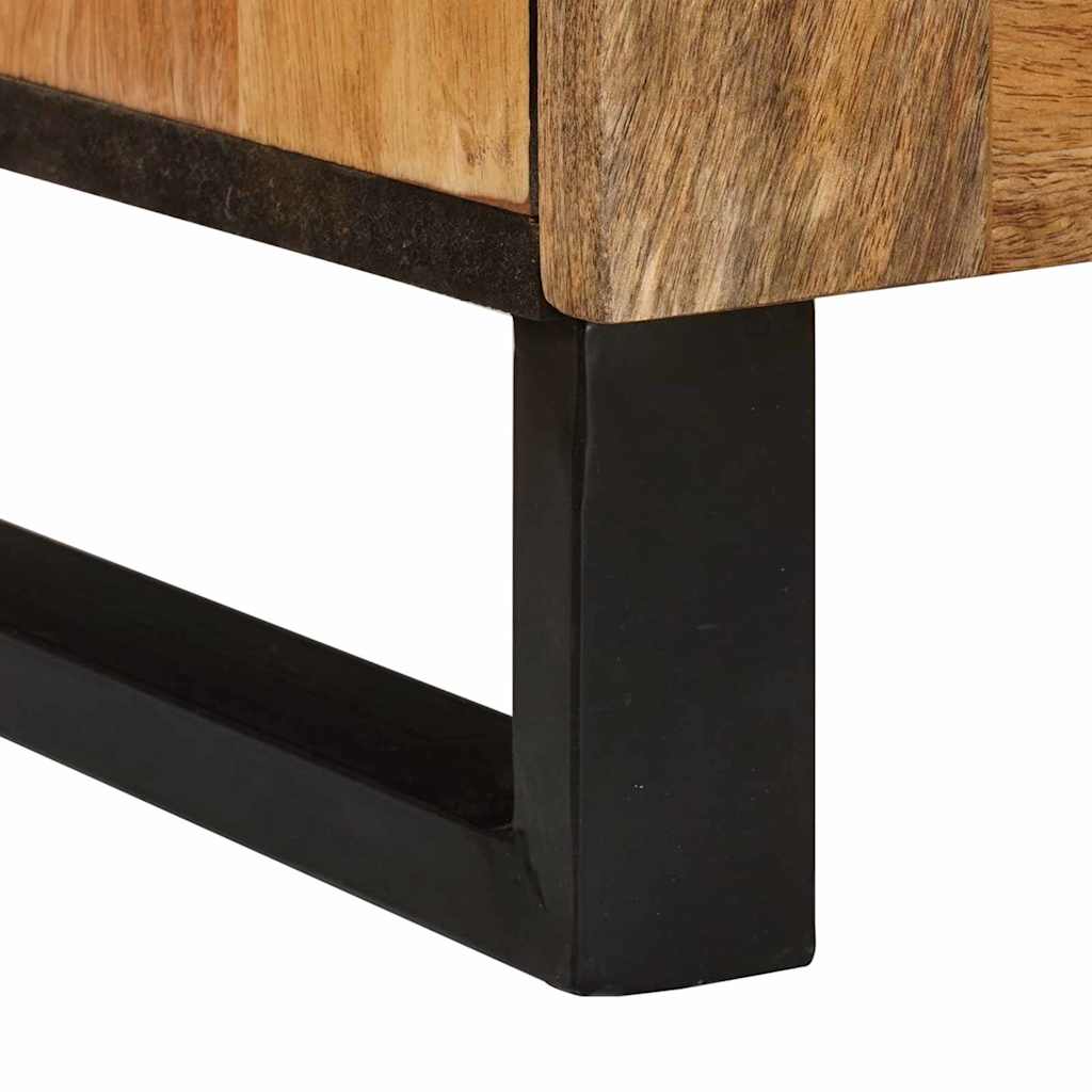 TV-skab med skuffe Brun 105 x 33 x 46 cm Massivt mangotræ