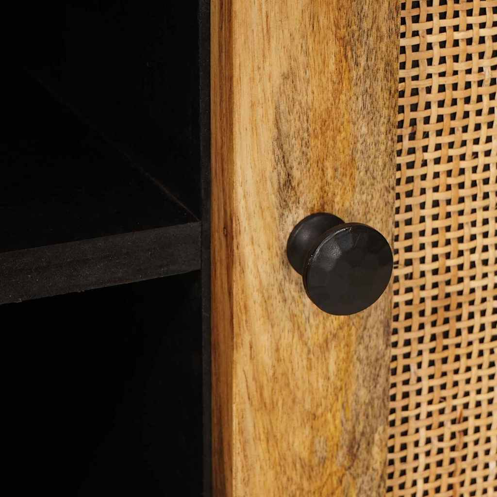 TV-skab med opbevaring Brun 80 x 33 x 46 cm Massivt mangotræ