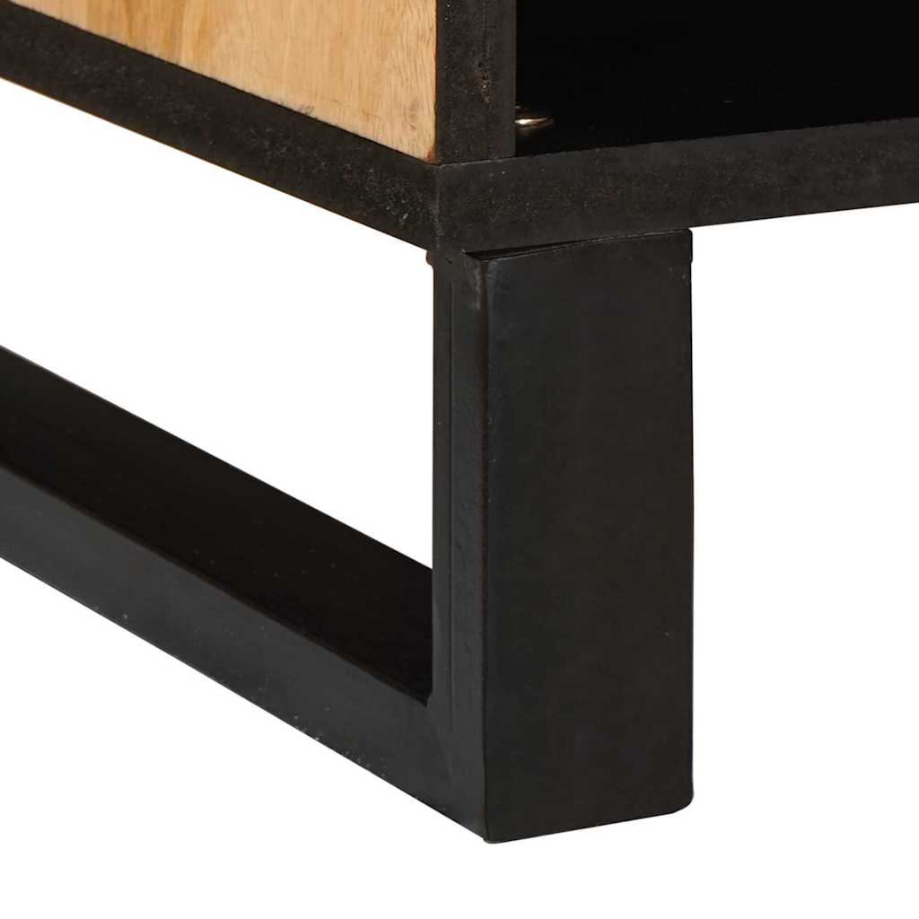 TV-skab med opbevaring Brun 80 x 33 x 46 cm Massivt mangotræ