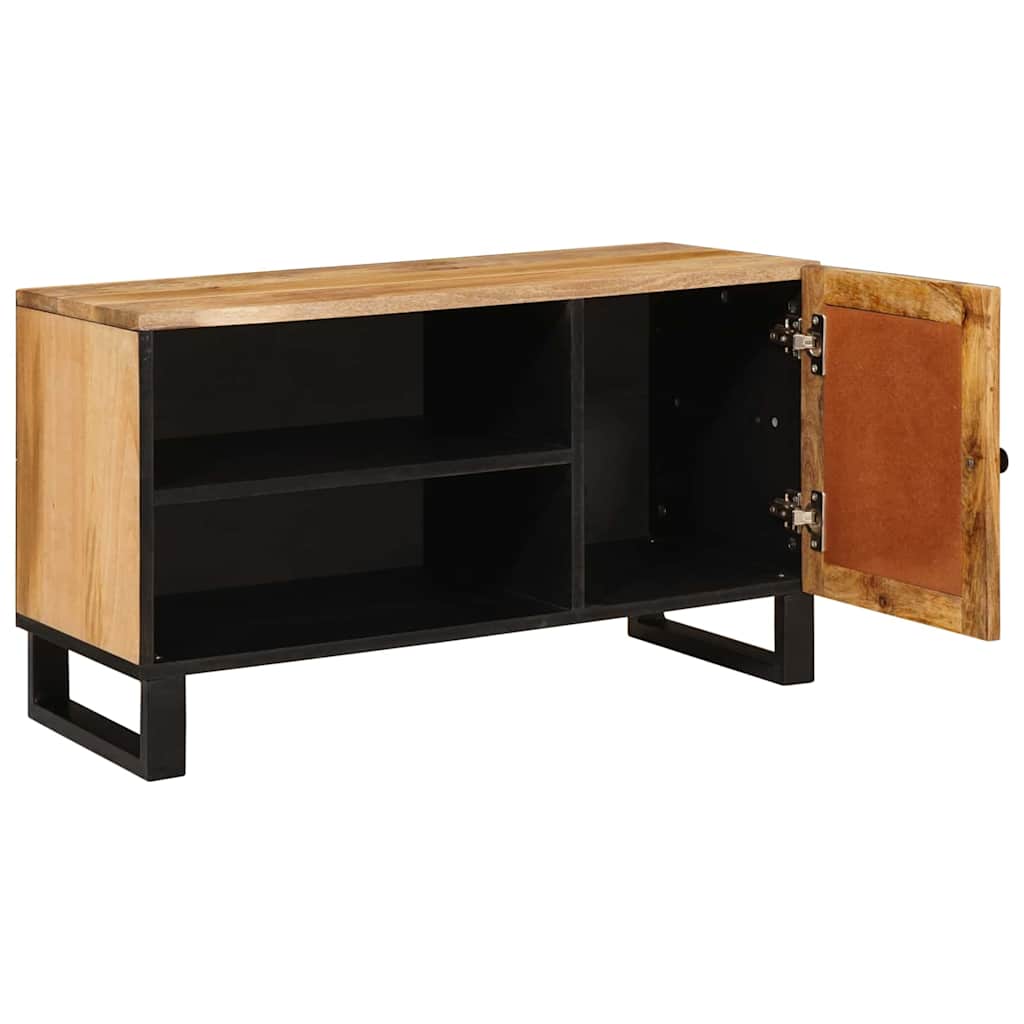 TV-skab med opbevaring Brun 80 x 33 x 46 cm Massivt mangotræ