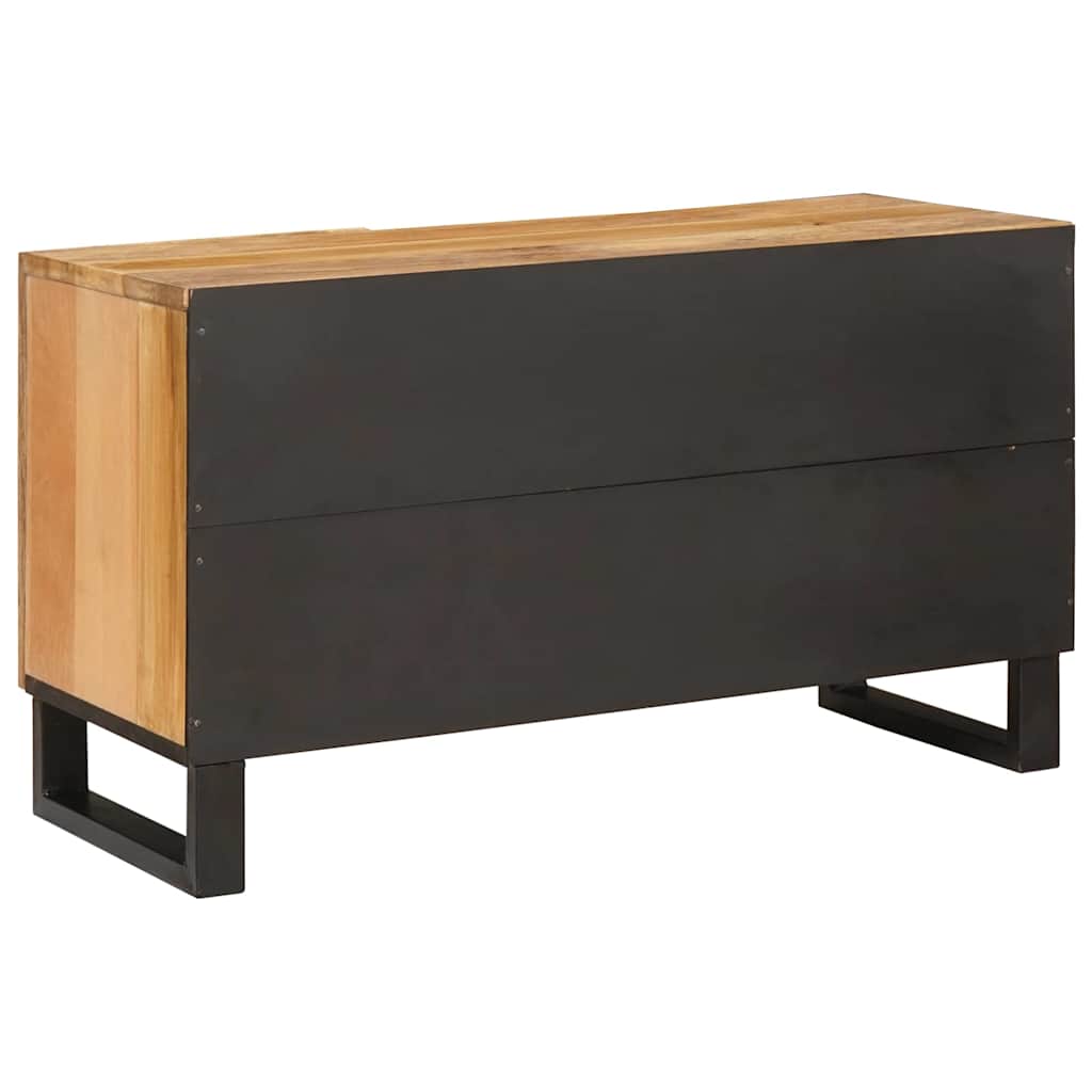 TV-skab med opbevaring Brun 80 x 33 x 46 cm Massivt mangotræ