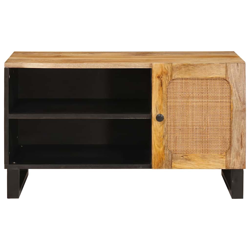 TV-skab med opbevaring Brun 80 x 33 x 46 cm Massivt mangotræ