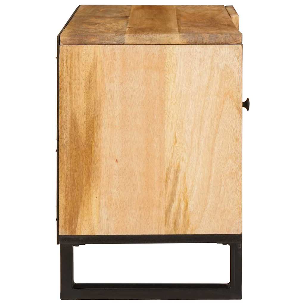TV-skab med opbevaring Brun 80 x 33 x 46 cm Massivt mangotræ