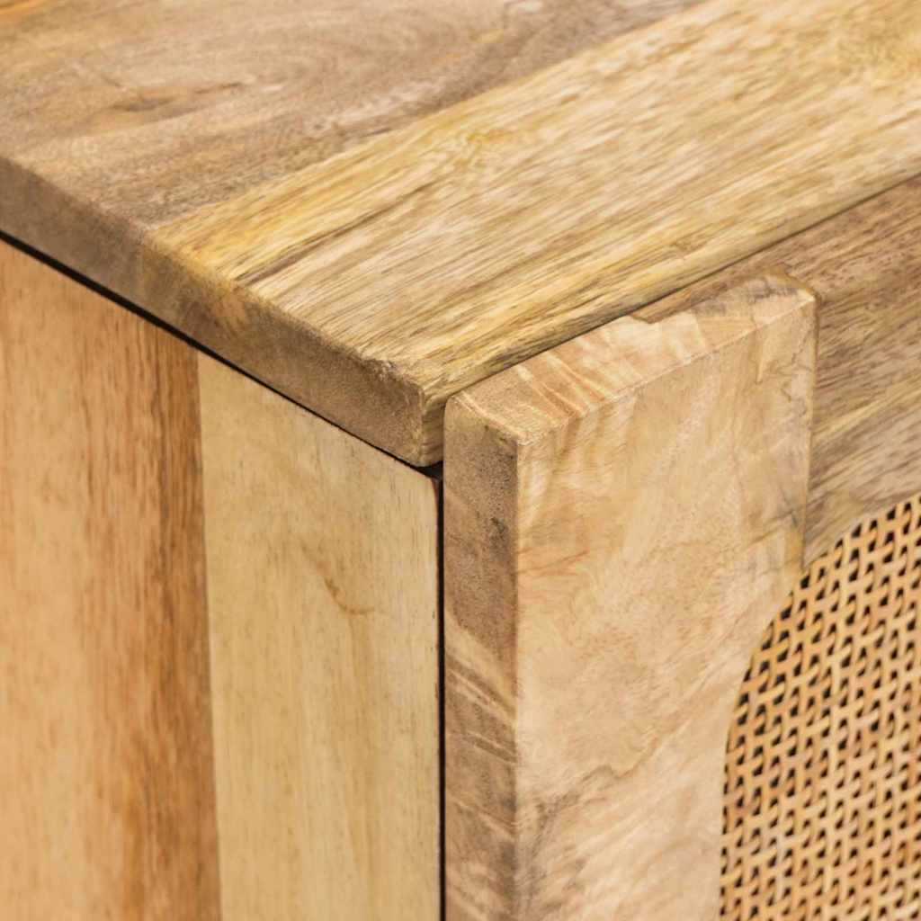 Sideboard med opbevaring Brun 80 x 33 x 75 cm Massivt mangotræ