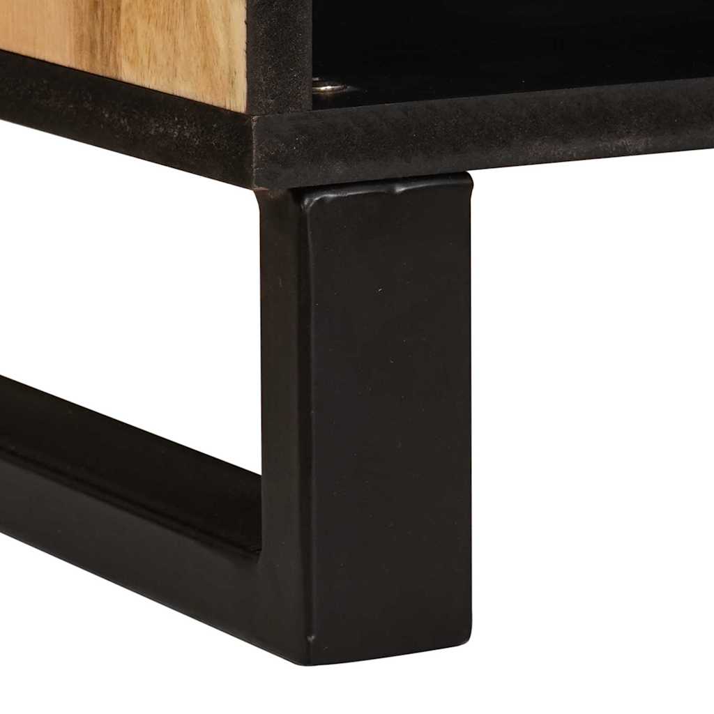 Sideboard med opbevaring Brun 80 x 33 x 75 cm Massivt mangotræ