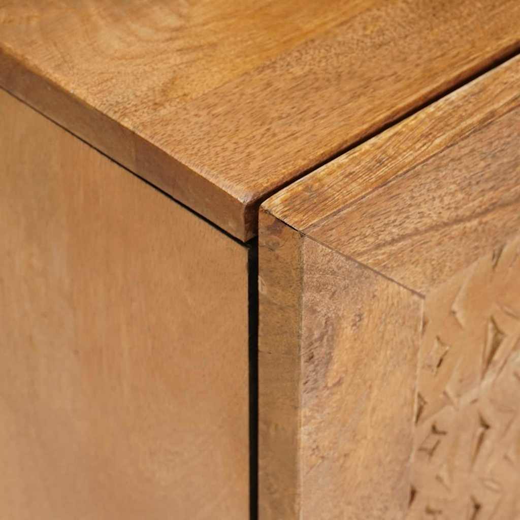Natskab 2 pcs Lys Brun 80 x 50 x 40 cm Konstrueret træ