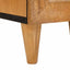 Natskab 2 pcs Lys Brun 40 x 33 x 46 cm Konstrueret træ