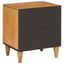 Natskab 2 pcs Lys Brun 40 x 33 x 46 cm Konstrueret træ