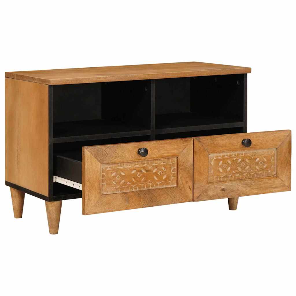 TV Enheder med skuffe Lys Brun 70 x 33 x 46 cm Konstrueret træ